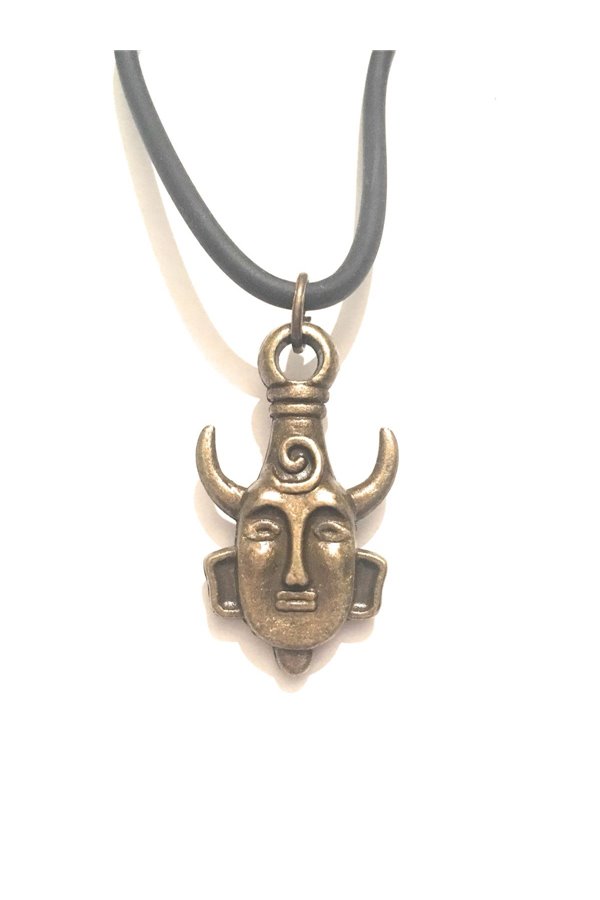 Bracciale Medaglione Umanoide Pentacolo Ali